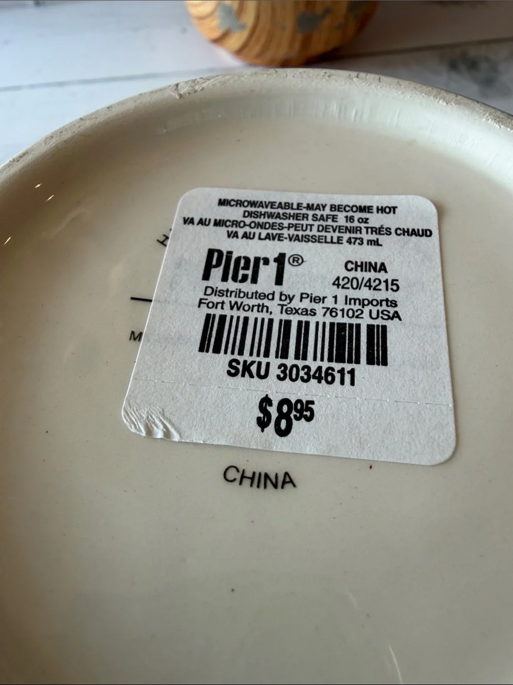 Pier 1”Life is Better at the Beach”Ceramic Coffee Mug